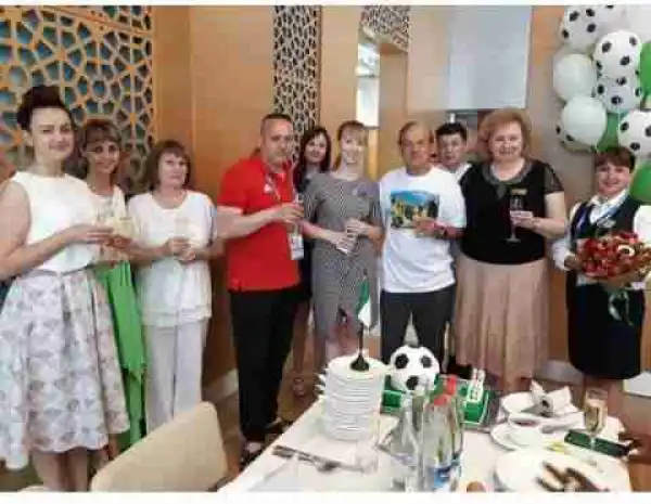 Super Eagles Coach, Rohr, Celebrates His 65th Birthday With Family (Photo)